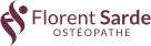 Logo Florent Sarde, ostéopathe